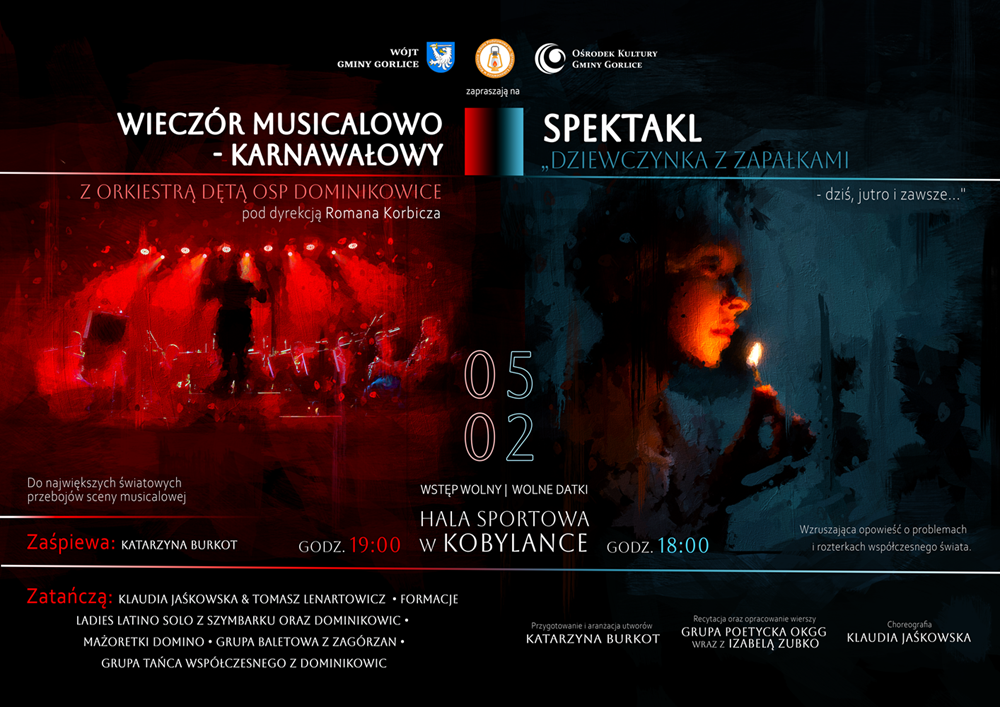 Zaproszenie na koncert i spektakl do Kobylanki