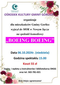 Propozycja wyjazdu do teatru w Nowym Sączu